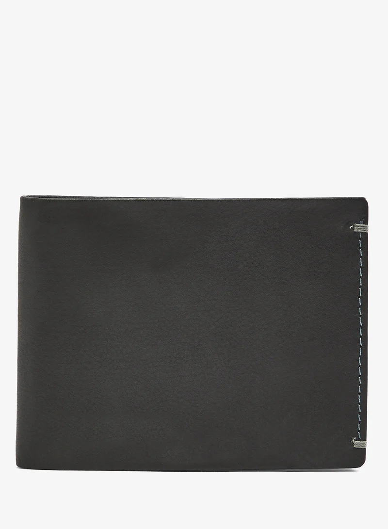 روبرت وود محفظة جلد طبيعي ثنائية الطي